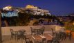 Acropolis view hotel | terras s' avonds