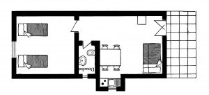 PLATTEGROND Maronic apartement